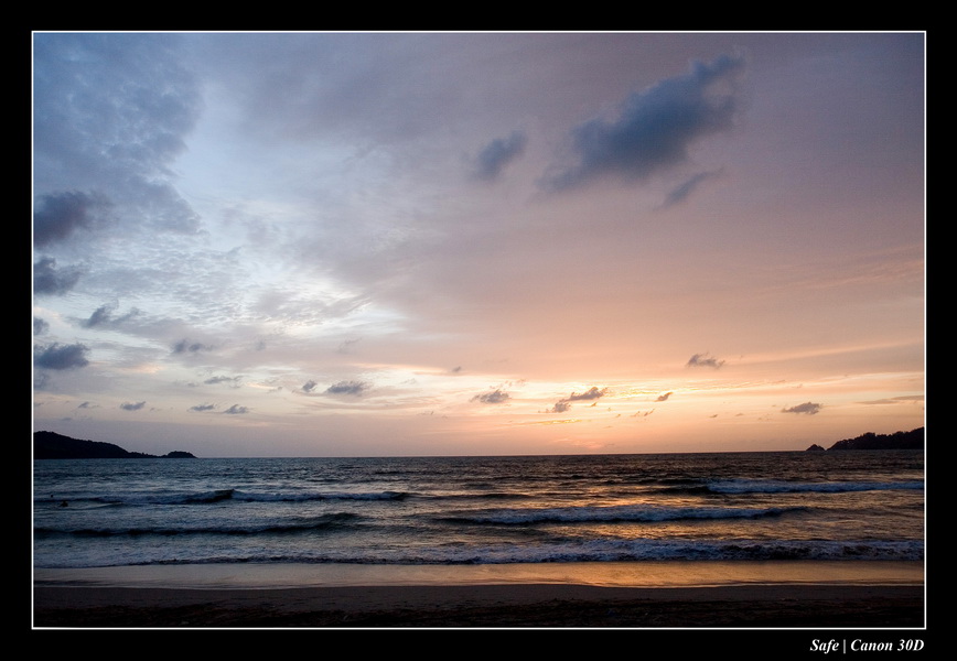 2006 - 07 - Phuket - Patong beach coucher de solieil 11